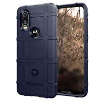 Capa Motorola One Vision Shield Series Azul Marinho