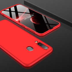 Capa Samsung M30 Cobertura Completa das Bordas Vermelho