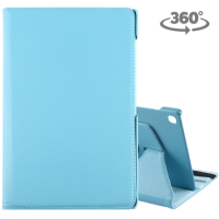 Capa Galaxy Tab S5e Couro 360º Rotação Azul Claro