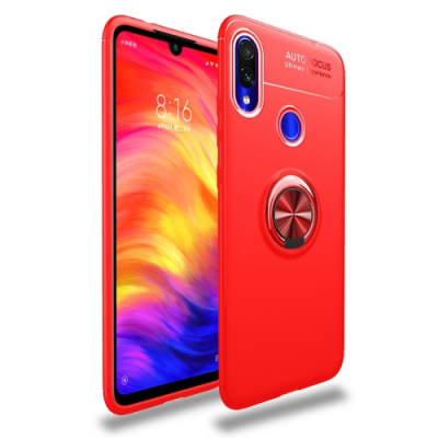Capinha Xiaomi Note 7 com Anel de Suporte Vermelho