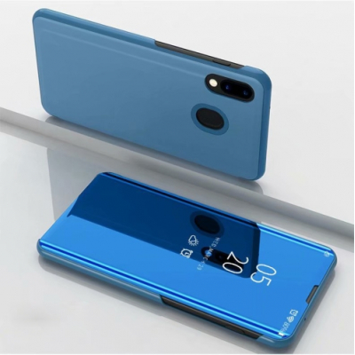 Capinha Celular Flip Espelhado para Xiaomi Mi 9 Azul