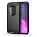Capa Motorola One Zoom - TPU Fibra de Carbono