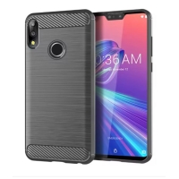 Capa Zenfone Max Pro M2 ZB631KL - TPU Fibra de Carbono