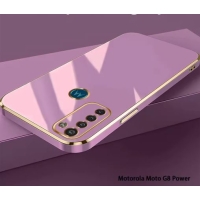 Capa Moto G8 Power - Silicone Roxo