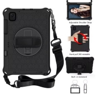 Capa Antichoque com Alça para Samsung Tab S5e - Preto