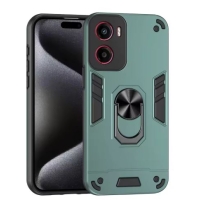 Capa Motorola Moto G06 - Anel de Suporte Verde