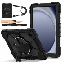 Capa Samsung Galaxy Tab A11 - Alça e Suporte Preto