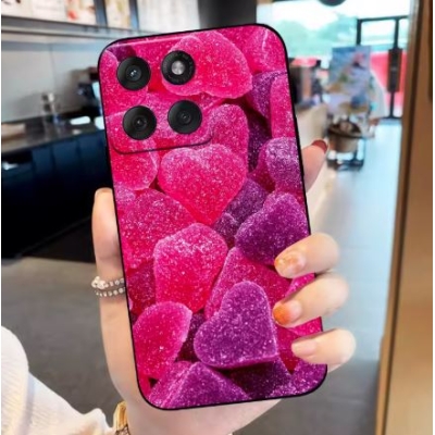 Capa Motorola Edge 60 Fusion - Corações