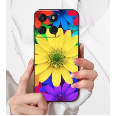Capinha Motorola Edge 60 Fusion - Flor Amarela
