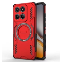 Capa Motorola Edge 60 NEO - Anel Magnético Vermelho