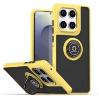 Capa Motorola Edge 60 NEO - Anel de Suporte Amarelo