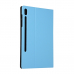 Capa para Samsung Tab S6 T865 Couro Azul Claro