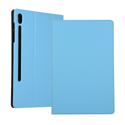 Capa para Samsung Tab S6 T865 Couro Azul Claro