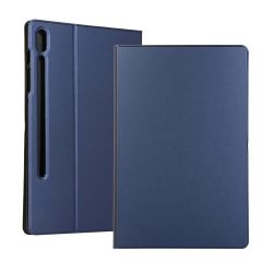Capa para Samsung Tab S6 T865 Couro Azul