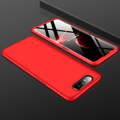 Capinha Samsung A80 Cobertura Completa das Bordas Vermelho