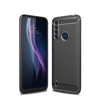 Capinha Celular Motorola One Fusion - TPU Escovado Preto