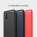 Capa Samsung Galaxy A02s TPU Fibra de Carbono Vermelho