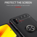 Capinha Xiaomi Poco M3 com Anel de Suporte Vermelho