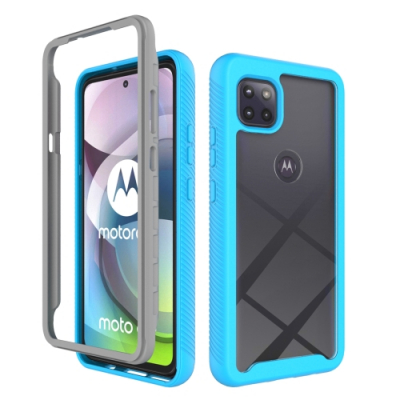 Capinha Motorola Moto G 5G Duas Camadas Proteção Azul
