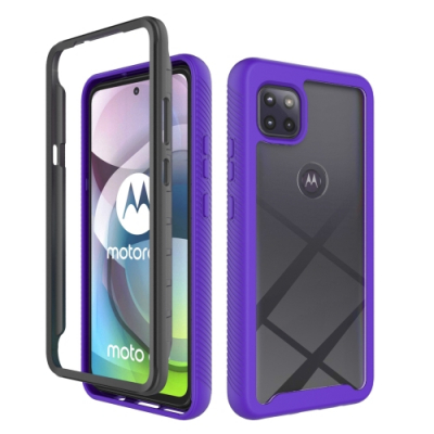 Capinha Motorola Moto G 5G Duas Camadas Proteção Roxo
