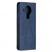Capa Nokia 5.4 de Couro Flip Magnético Azul