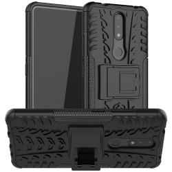 Capa Nokia 2.4 TPU e Plástico com Suporte Preto