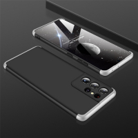 Capa Samsung S21 Ultra em 3 Partes Preto-Prata