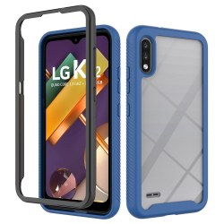 Capa Celular LG K22 / K22+ Plus 2 Partes Azul