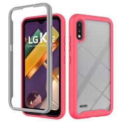 Capa Celular LG K22 / K22+ Plus 2 Partes Rosa