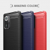 Capa Xiaomi Redmi Note 10 Pro TPU Fibra de Carbono Azul