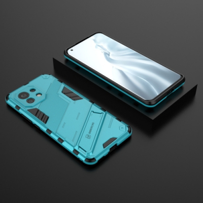 Capa Xiaomi Mi 11 Antichoque com Suporte Azul