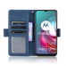 Capa Motorola Moto G20 de Couro Flip Azul