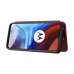 Capa Motorola Moto E7 Power Flip Marrom