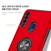 Capa Samsung A20s - TPU com Anel de Suporte Vermelho