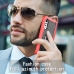 Capa LG Velvet - Anel de Suporte Antichoque Preto-Vermelho