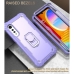 Capa LG Velvet - Anel de Suporte Antichoque Roxo