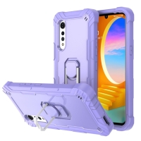 Capa LG Velvet - Anel de Suporte Antichoque Roxo