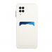 Capinha de Celular Samsung M12 TPU com Porta Cartão Branco