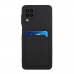 Capinha de Celular Samsung M12 TPU com Porta Cartão Preto
