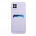 Capinha de Celular Samsung M12 TPU com Porta Cartão Lilás