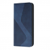 Capinha de Celular Realme 7 5G Skin Feel Flip Azul