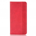 Capinha de Celular Motorola Moto G60 Flip Couro Vermelho