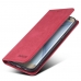 Capinha de Celular Galaxy S7 Carteira Flip Vermelho