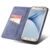 Capinha de Celular Galaxy S7 Carteira Flip Azul