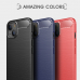 Capinha de Celular iPhone 13 TPU Fibra de Carbono Vermelho