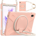 Capa Samsung Tab S7 FE com Suporte Colorido Rosa