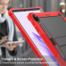Capa Samsung Galaxy Tab S7 FE com Suporte Vermelho