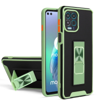 Capinha de Celular Motorola Moto G100 com Suporte Verde