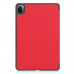 Capa Xiaomi Pad 5 Couro Flip 3 Dobras Vermelho