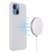Capa MagSafe iPhone 13 Mini Silicone Branco